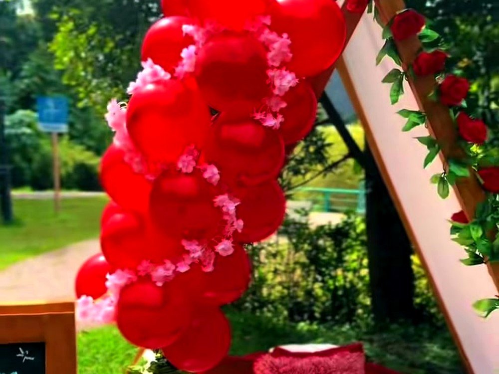 Picnic decorado al aire libre
